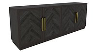 Restoration Hardware- Herringbone Sideboard Cabinet-002