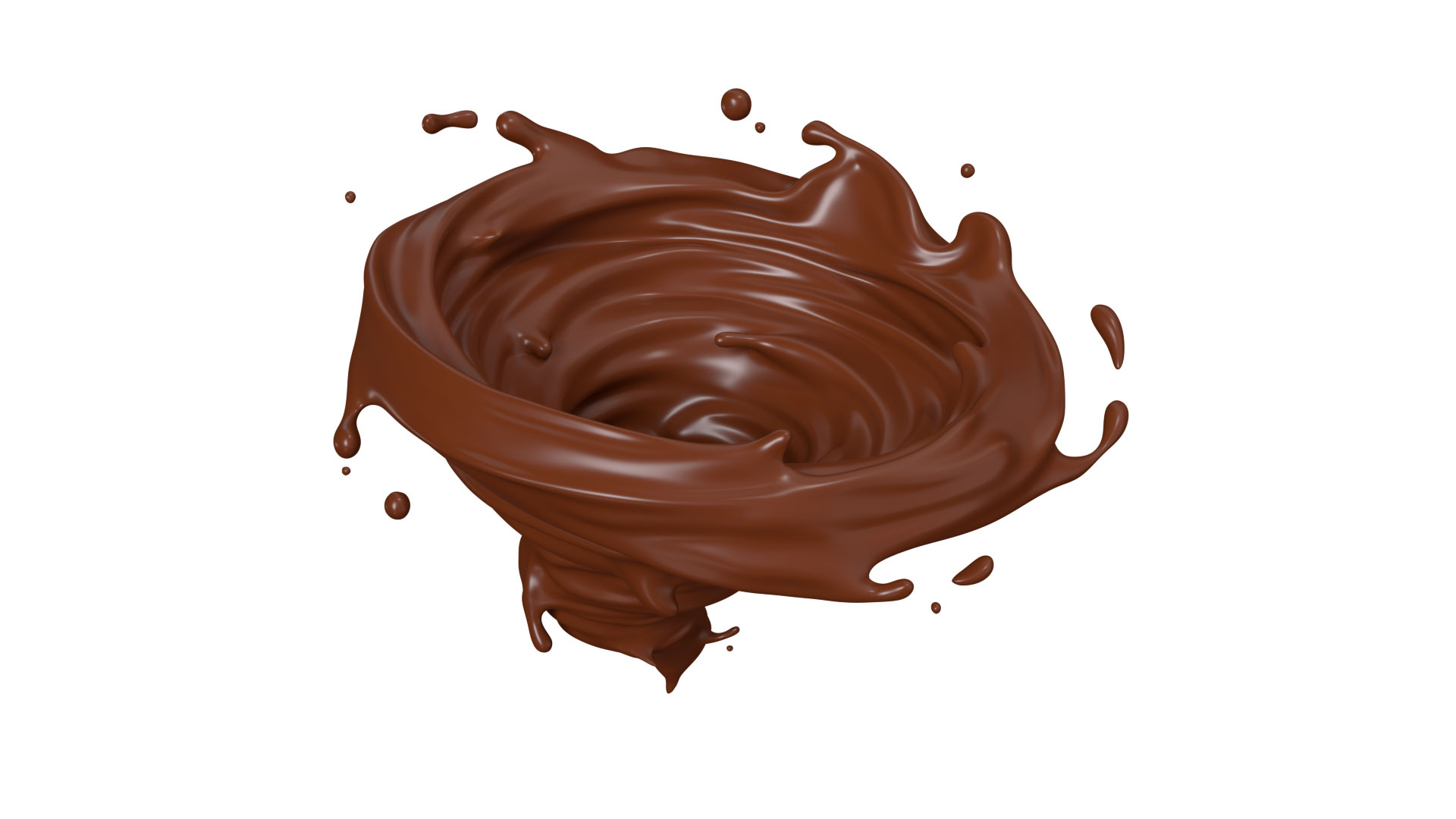 Chocolate Splash 01 3D Model – Chocolate Splash and Water Splash ...