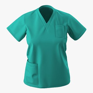 female surgeon dress 9 3d 3ds