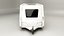 Dirty 2-axle Camping Caravan 3D model