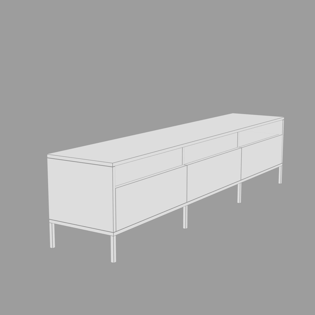 Tv Rack 3d Obj