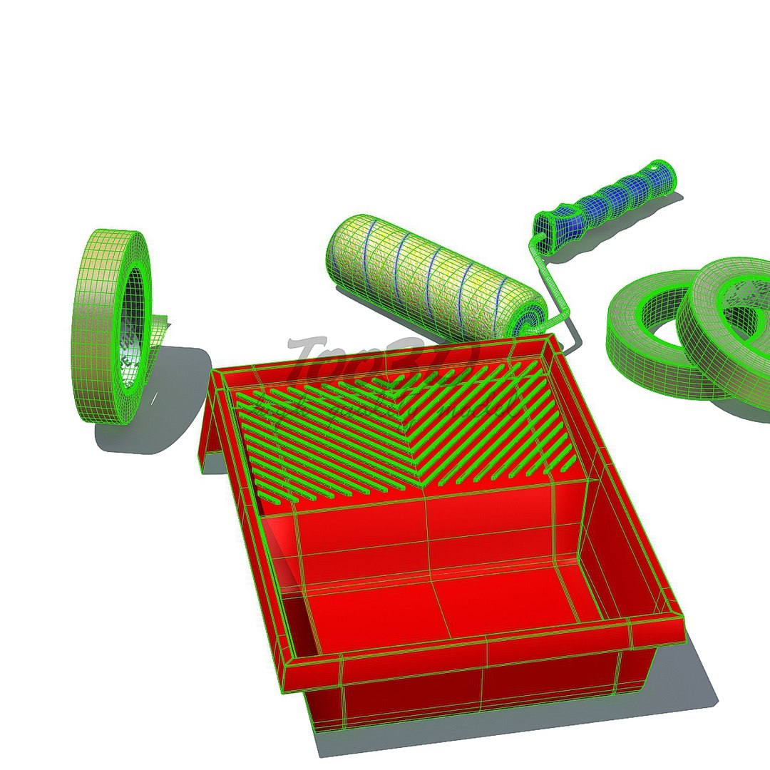 3d roller brush tape tray https://p.turbosquid.com/ts-thumb/Qu/R1WzCp/msQqQK88/roller_brush_wireframe_0120/jpg/1485860270/1920x1080/fit_q87/7b3eea0c482750d25b6cf875b3133c281fa5273d/roller_brush_wireframe_0120.jpg