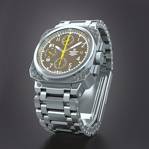 3D military watch