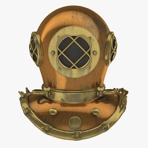 3D model Scuba helmet