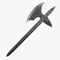 Fantasy Axe RPG Hurlbat Whirlbat Whorlbat Throwing Axe Broad Bearded Boarding Axe Viking Hand Ax