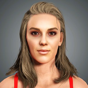3D Millie Bobby Brown Character