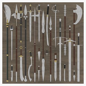 3D model Melee Weapons