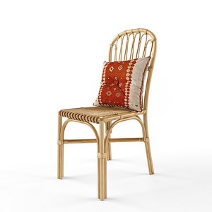 cuprina rattan dining chair