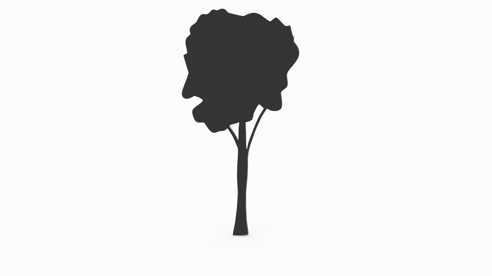 High Tree Silhouette 3D Model - TurboSquid 2225233