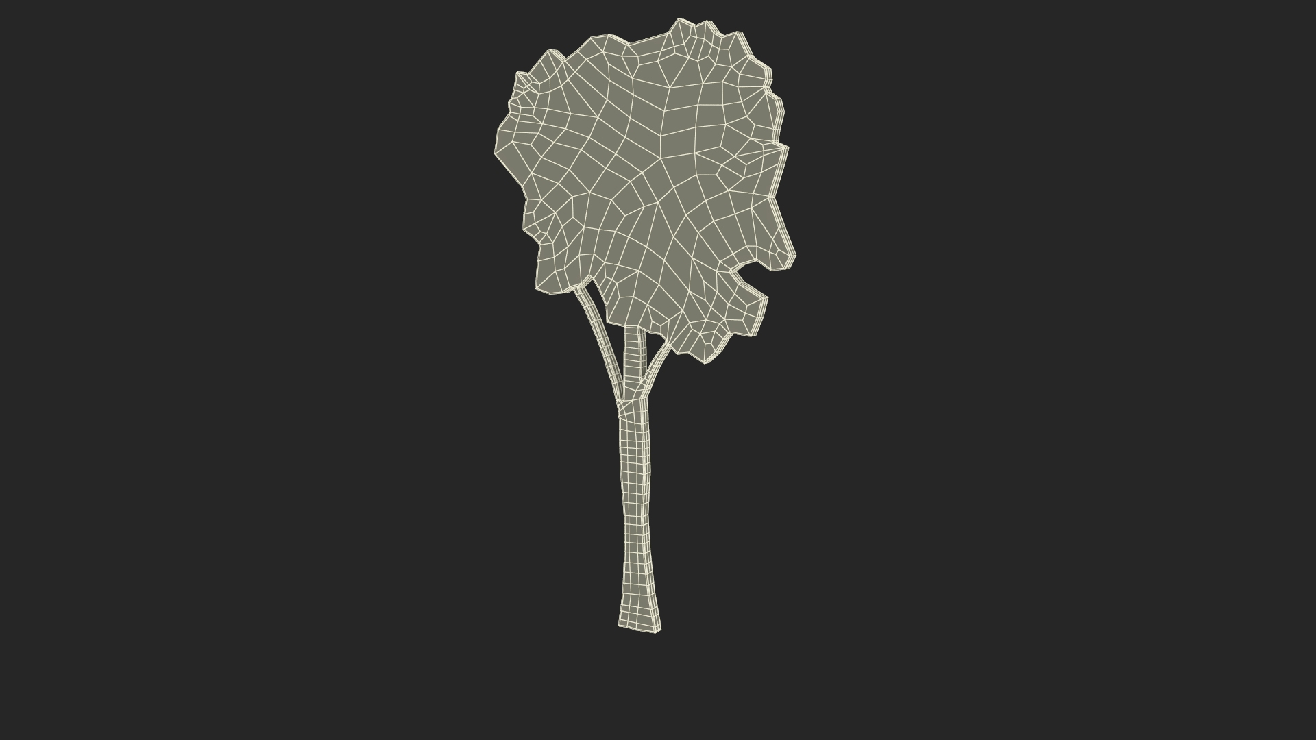 High Tree Silhouette 3D Model - TurboSquid 2225233