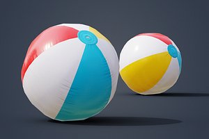 Beach Ball Prop PBR Game-Ready
