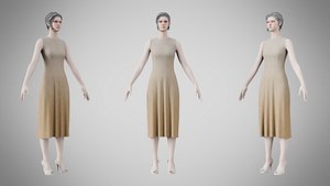 3D Dress 43 Grullo With Design