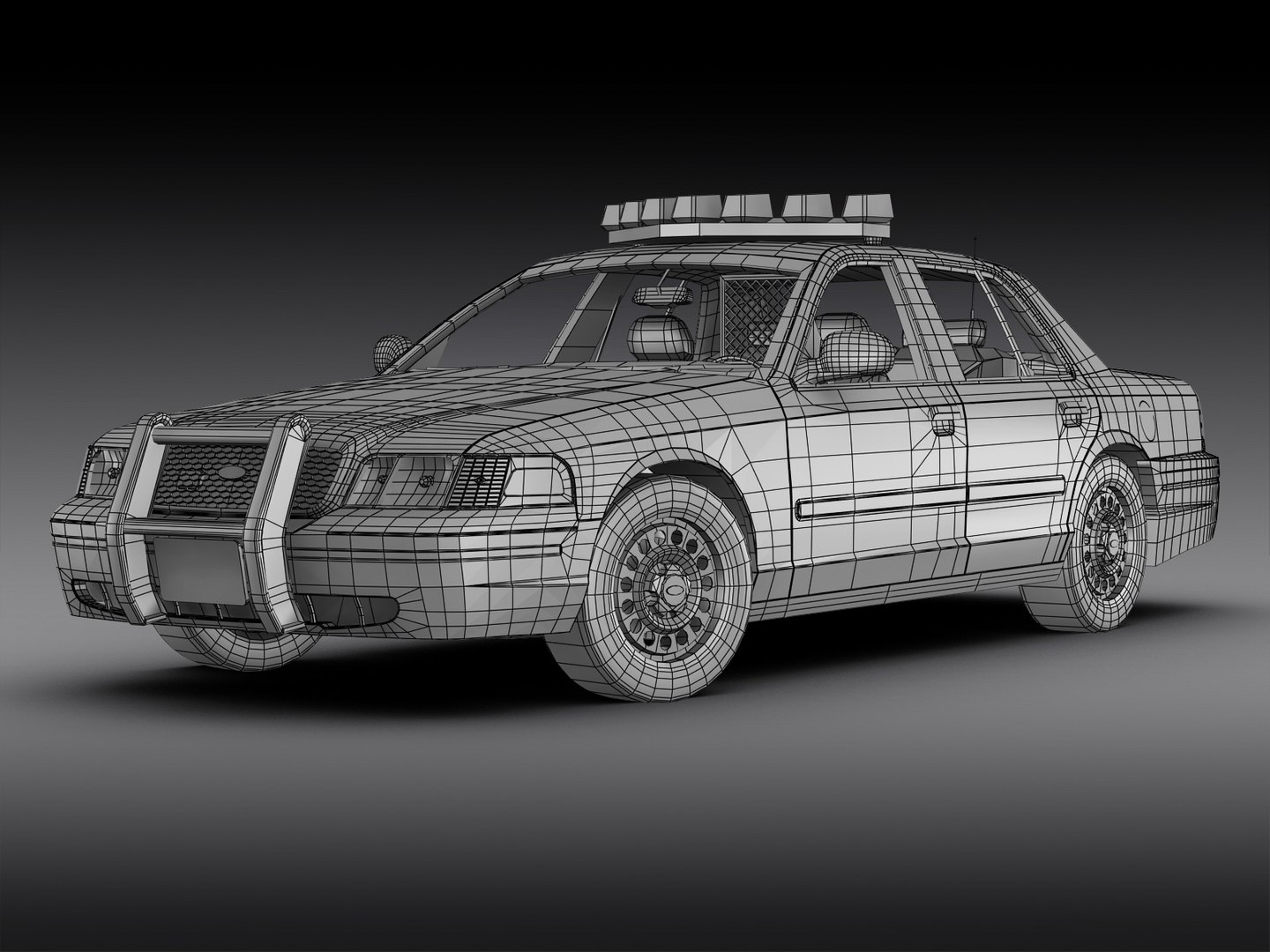 3d Obj Crown Victoria Car