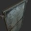 3d door old metal