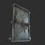 3d door old metal