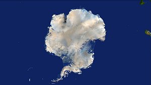 antarctica maps 3d model