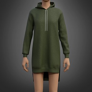 Hood Sweater Dress