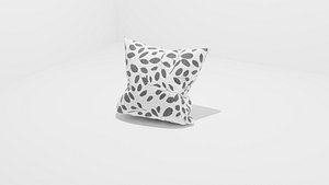 Throw Pillow Olive Branch Pattern