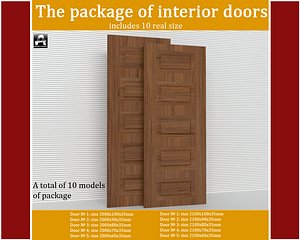 package interior doors 3d max