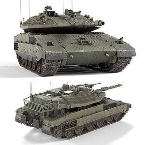 3D model Merkava Mk4 Battle Tank