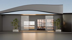 Modern Holiday Villa blender 3d 3D model