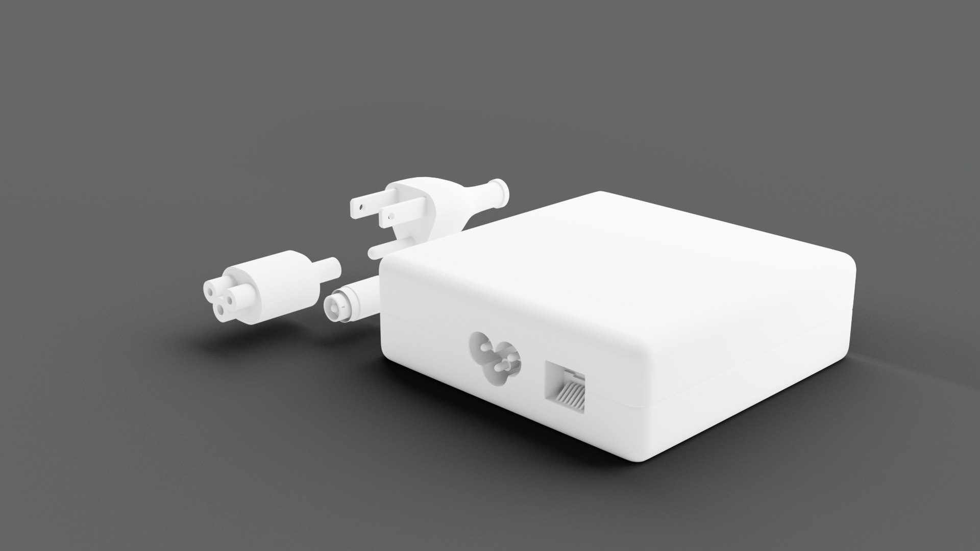 3D Mac Poweradapter Model - TurboSquid 2389750