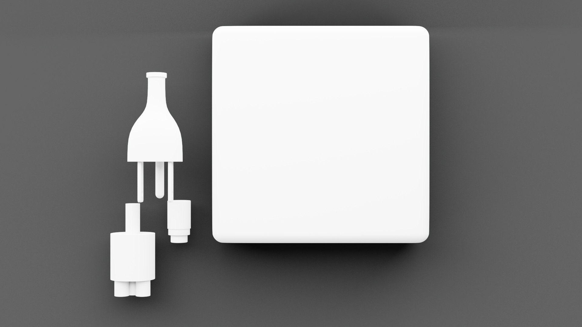 3D Mac Poweradapter Model - TurboSquid 2389750