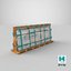 3D Cargo Marble Crate 03 model