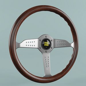 MOMO Steering Wheel GRAND PRIX 3D model