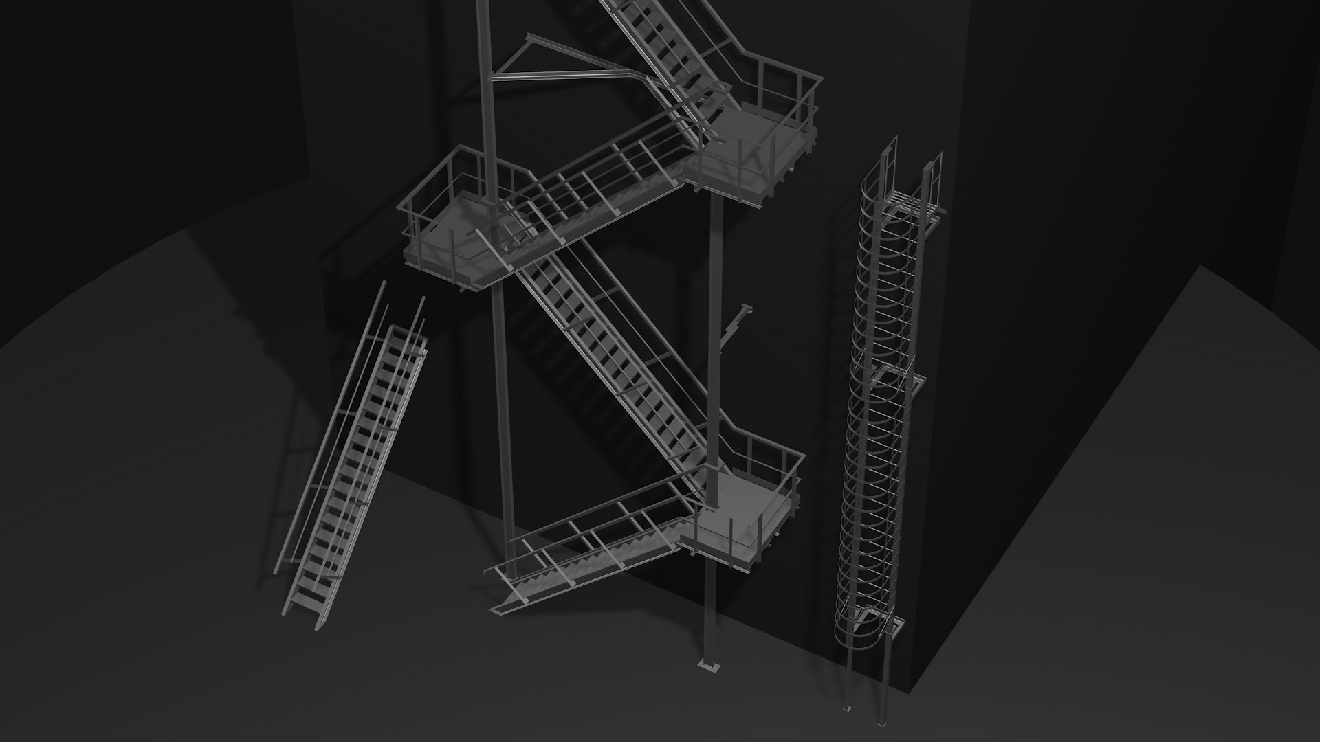 External fire escape stairs for buildings Low-poly 3D https://p.turbosquid.com/ts-thumb/Qv/YUroHs/UC/externalfireescapestairsforbuildings5/jpg/1758310602/1920x1080/fit_q87/4c61b7a187dbb2a93867bbd35f3ab784088ce65a/externalfireescapestairsforbuildings5.jpg