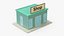 Cartoon Small Shop Building 3D model