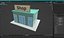 Cartoon Small Shop Building 3D model