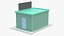 Cartoon Small Shop Building 3D model