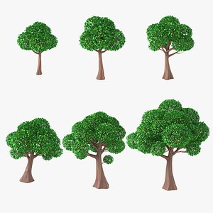 Cartoon Large Trees Collection