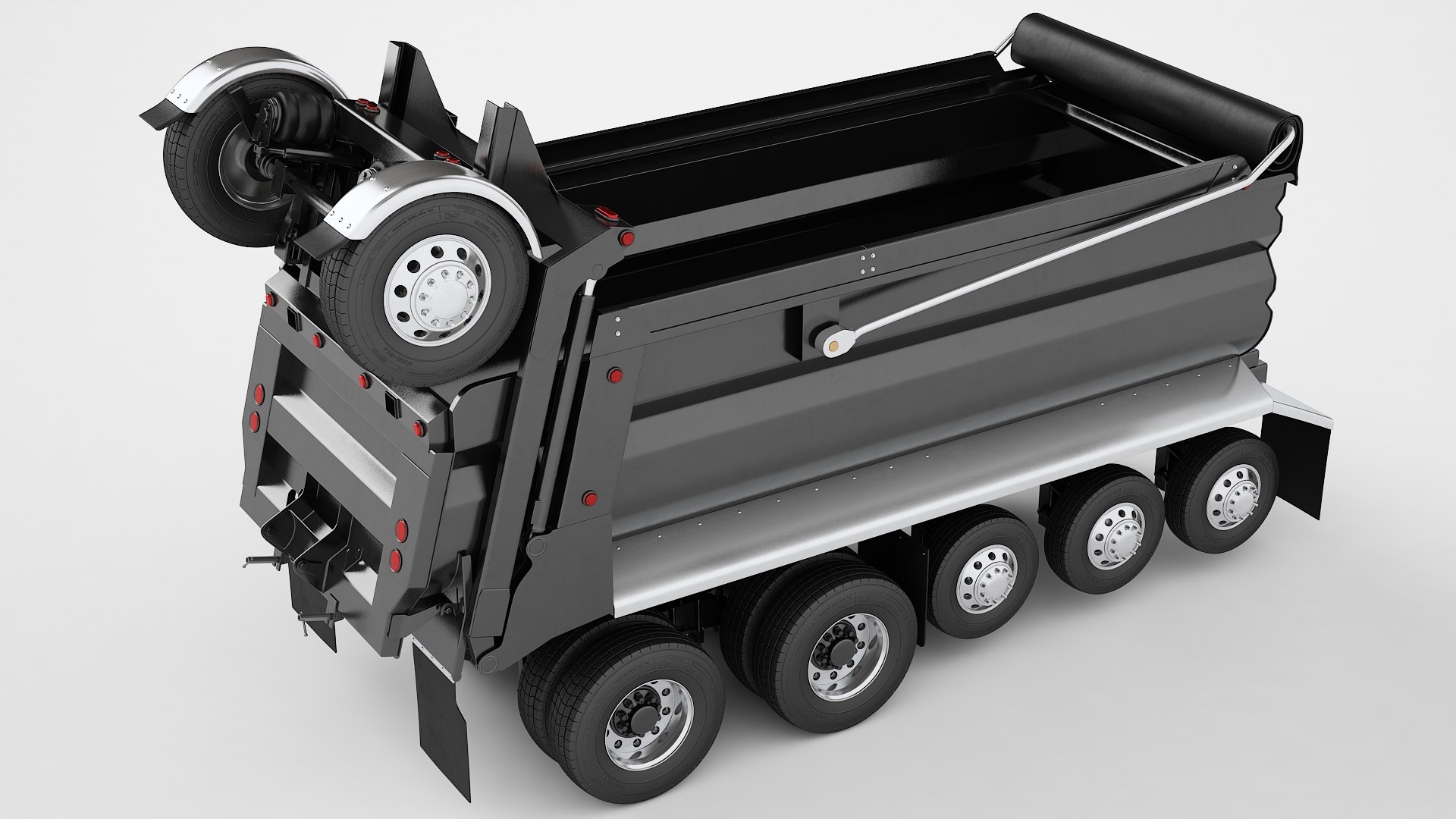Truck Super Dump Back 3D Model - TurboSquid 2002467
