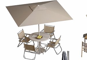 Camping Patio Furniture Outdoor Table Chair Umbrella