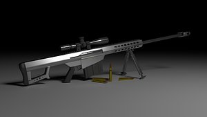 rifle 3d model