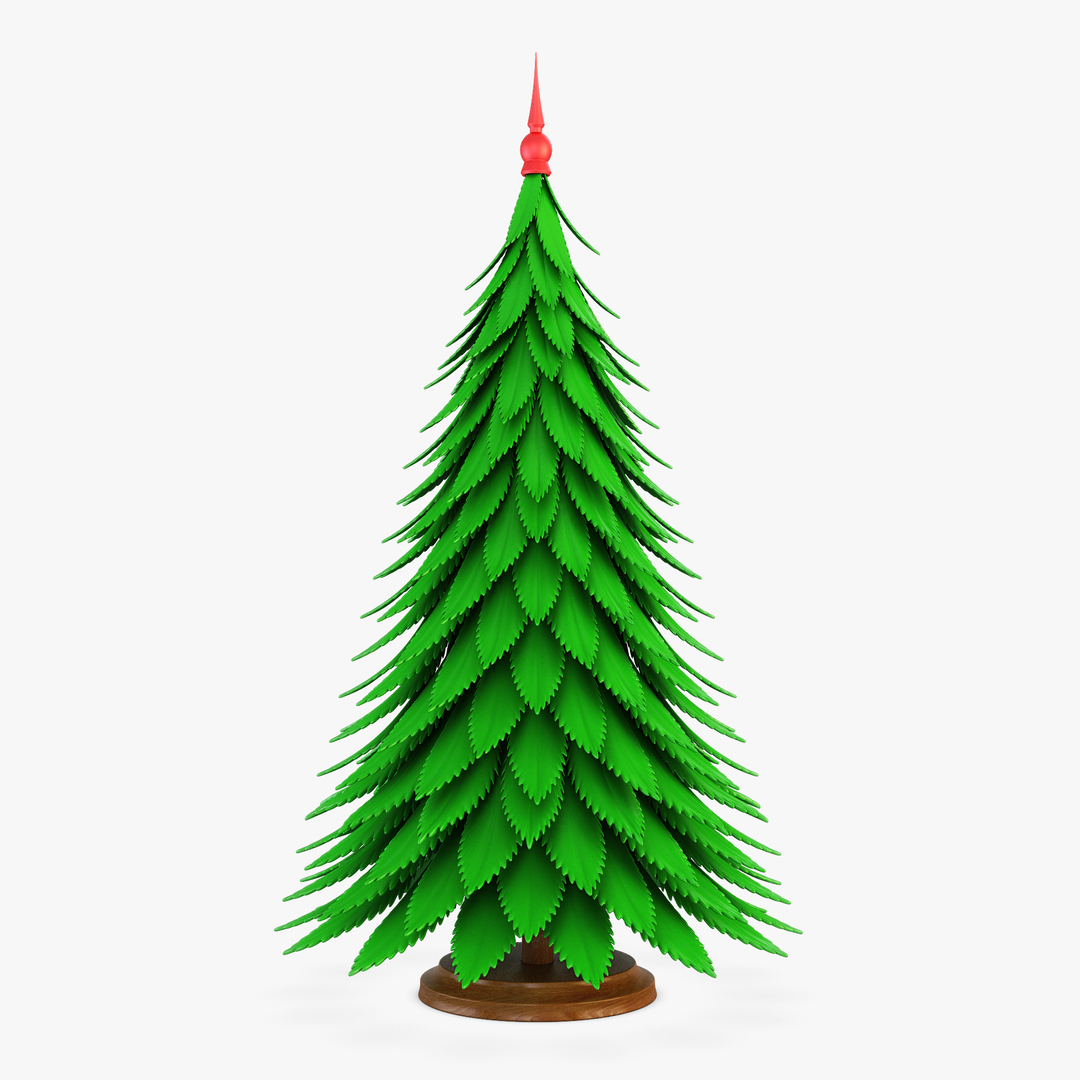 3D model cartoon christmas tree v TurboSquid 1657700