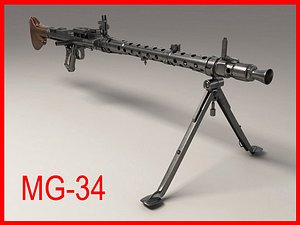 3d mg34 mg 34 model