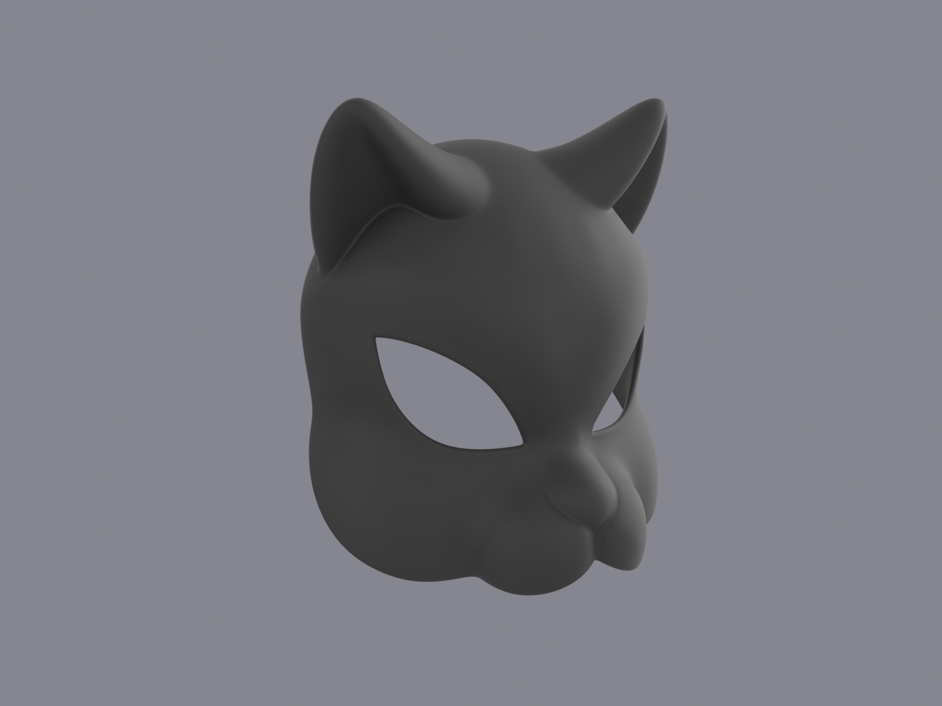 Cat Mask 3D model - TurboSquid 1748382