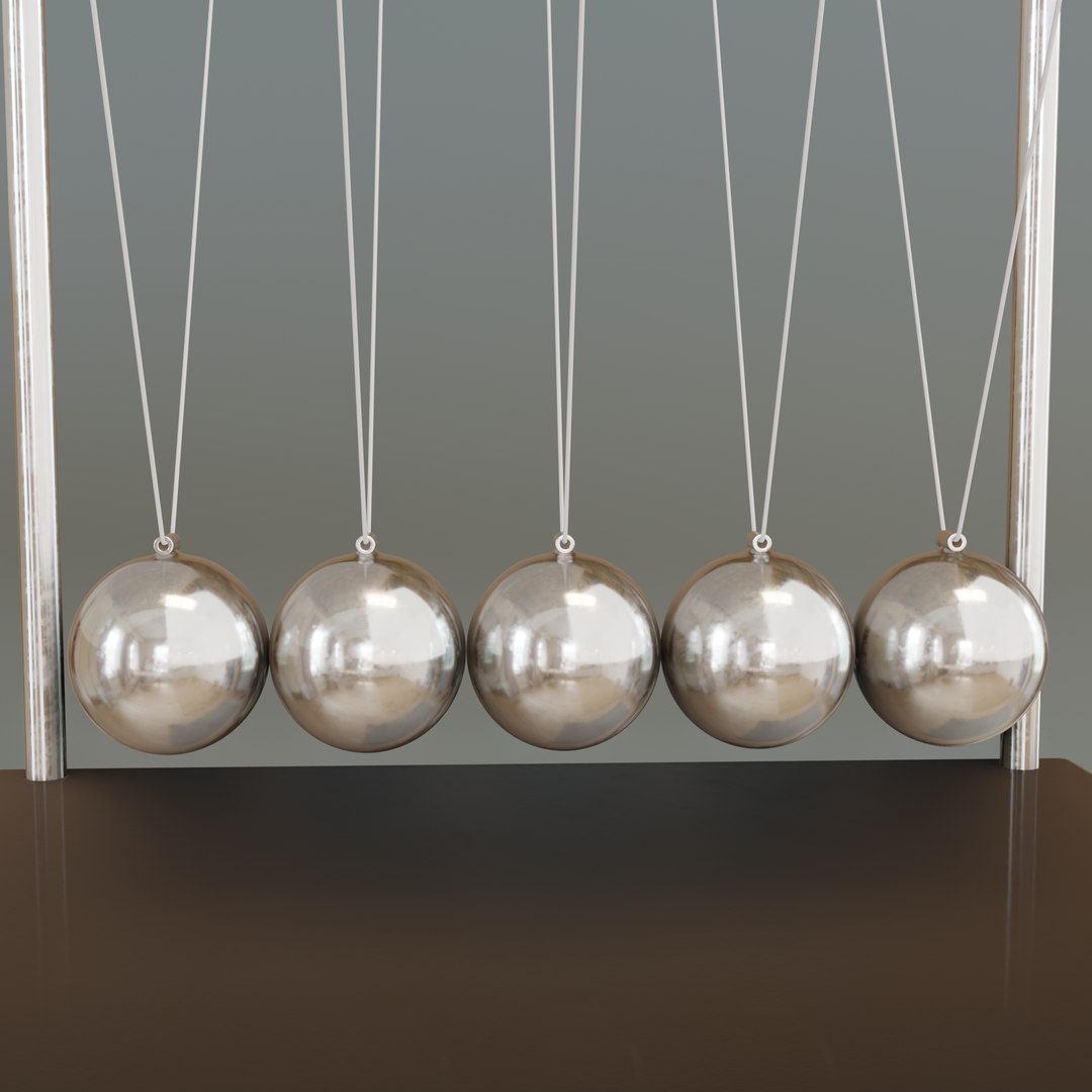 Newtons Cradle 3D Model - TurboSquid 1780842