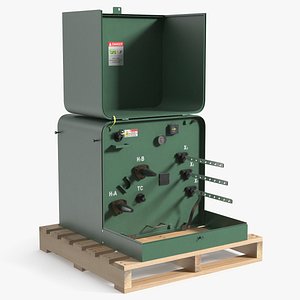 Single Phase Pad Mounted Transformer on Pallet