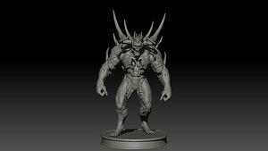 DemonBoss6 High Poly for 3d Print model