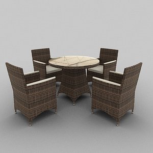 Rattan Seat Set 02