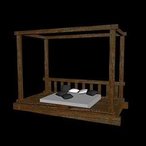bed 3d max