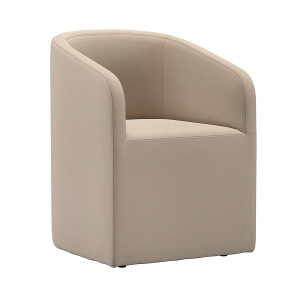 ellison barrelback fabric armchair