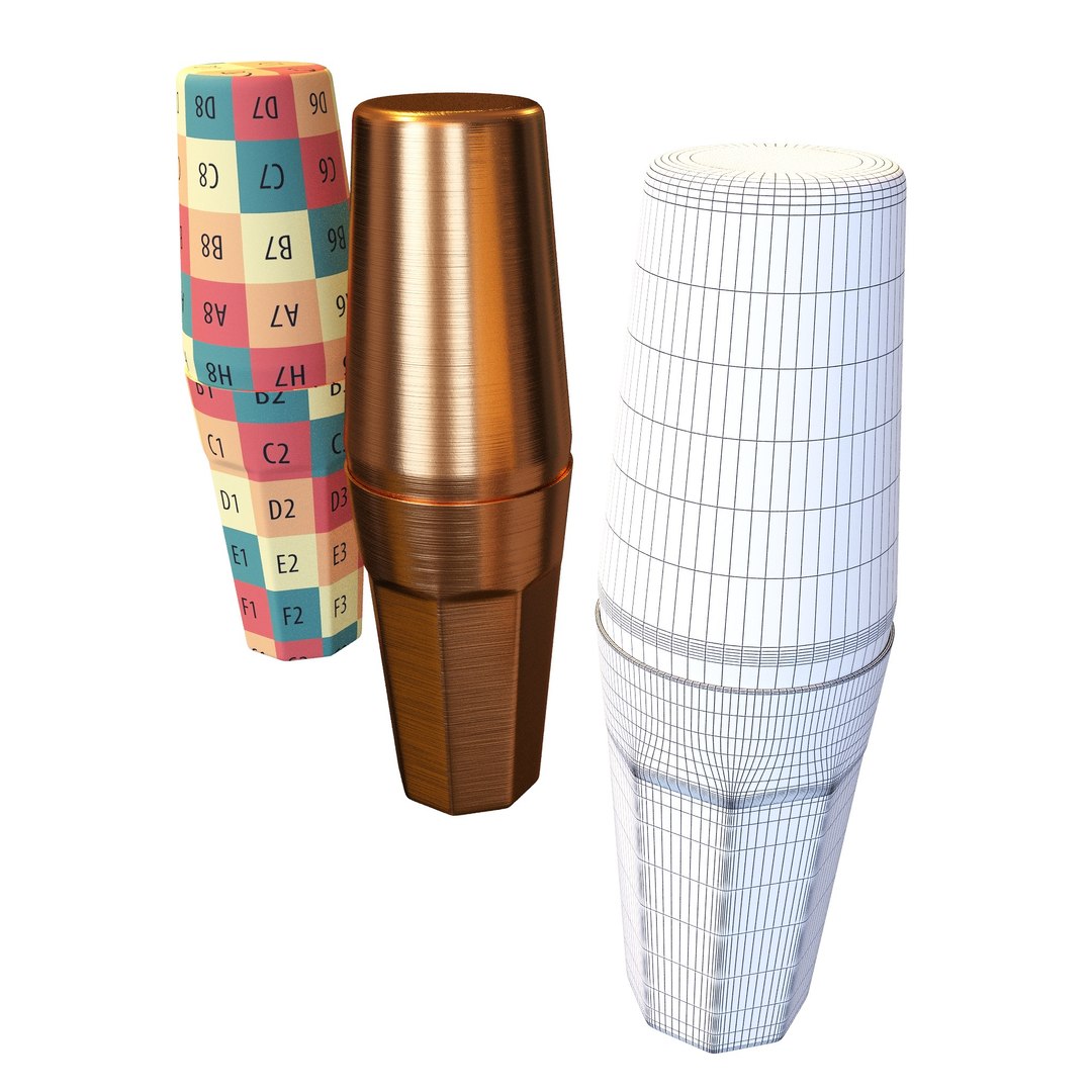 3D Shaker 16 Model - TurboSquid 2458293