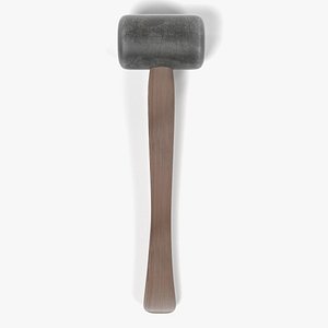 rusty hammer 3d model