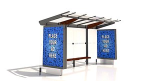 3d mmcite regio 310c bus shelter model
