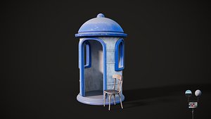 Street Kiosk 3D model